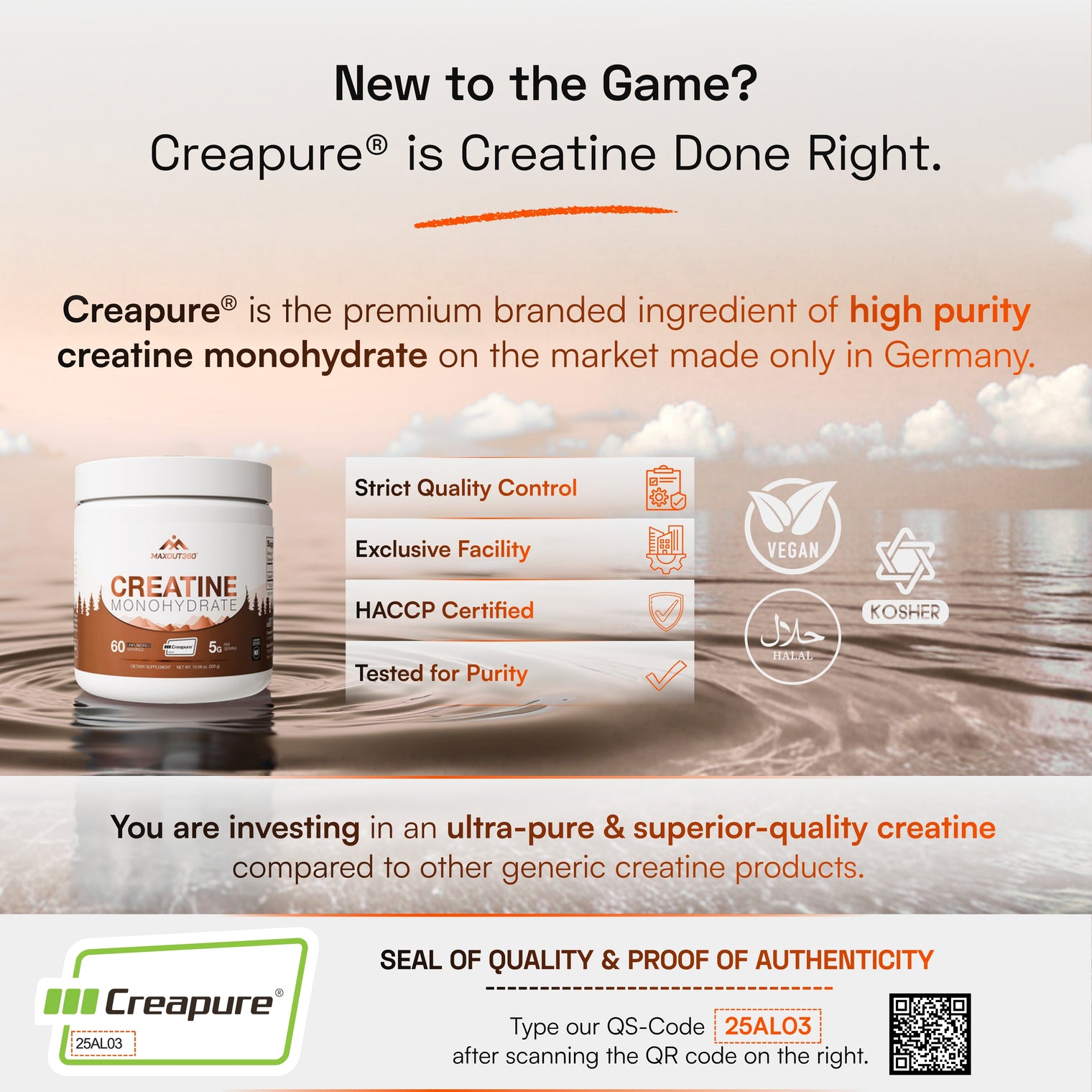 Creapure Creatine Monohydrate