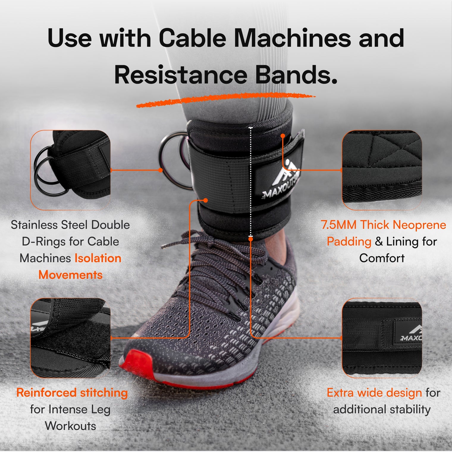 Ankle Straps for Cable Machines