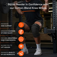 Knee Wraps for Weightlifting & Squats