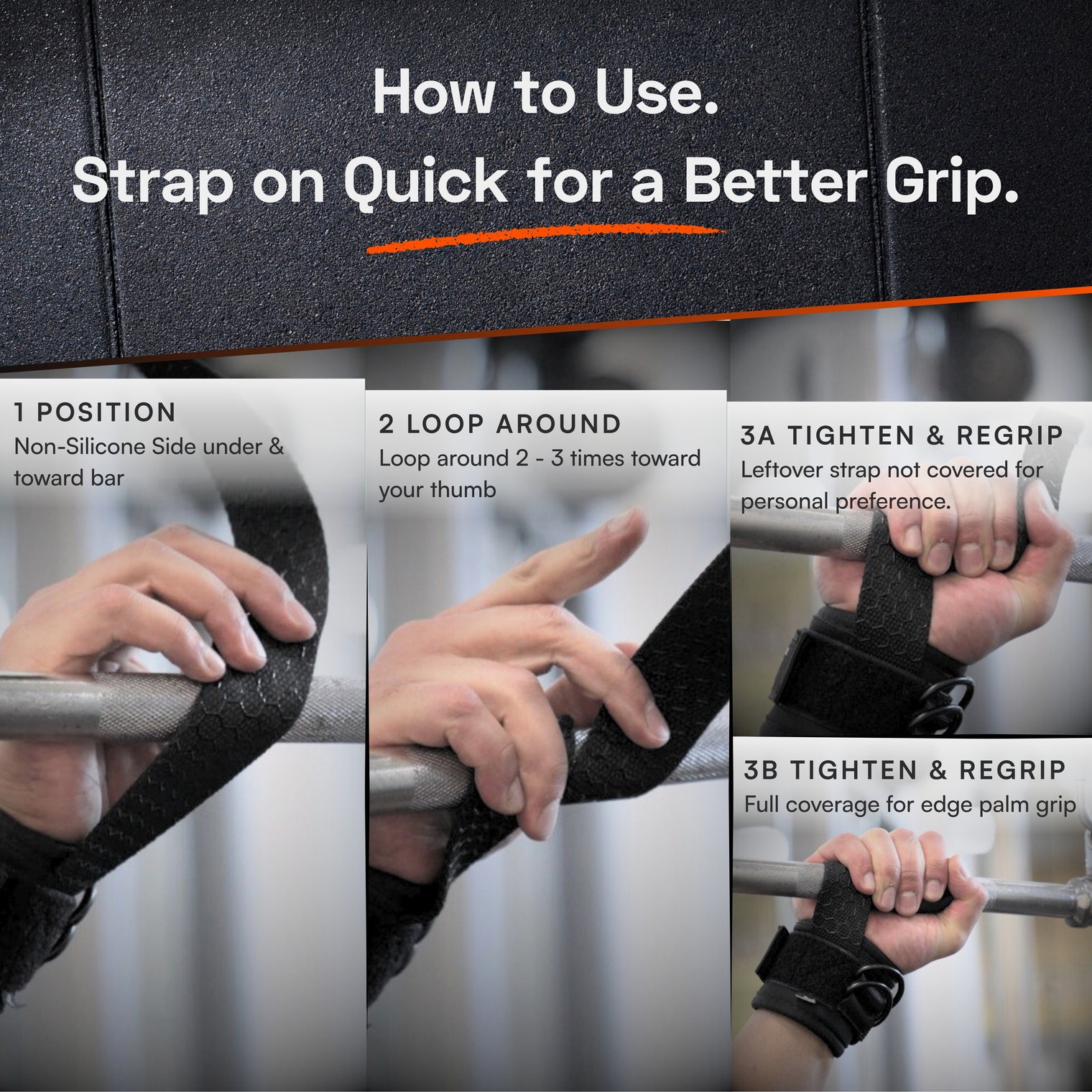 Weight Lifting Straps with Cuffed D-Rings