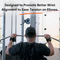 Weight Lifting Straps with Cuffed D-Rings
